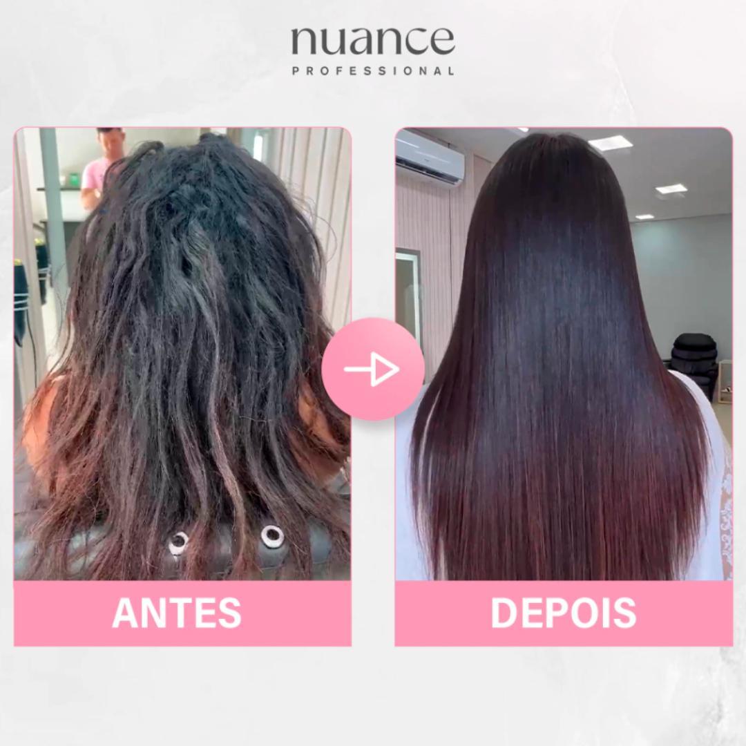 Liso Perfeito Orgânica 1 Litro Nuance + Kit Aplicação