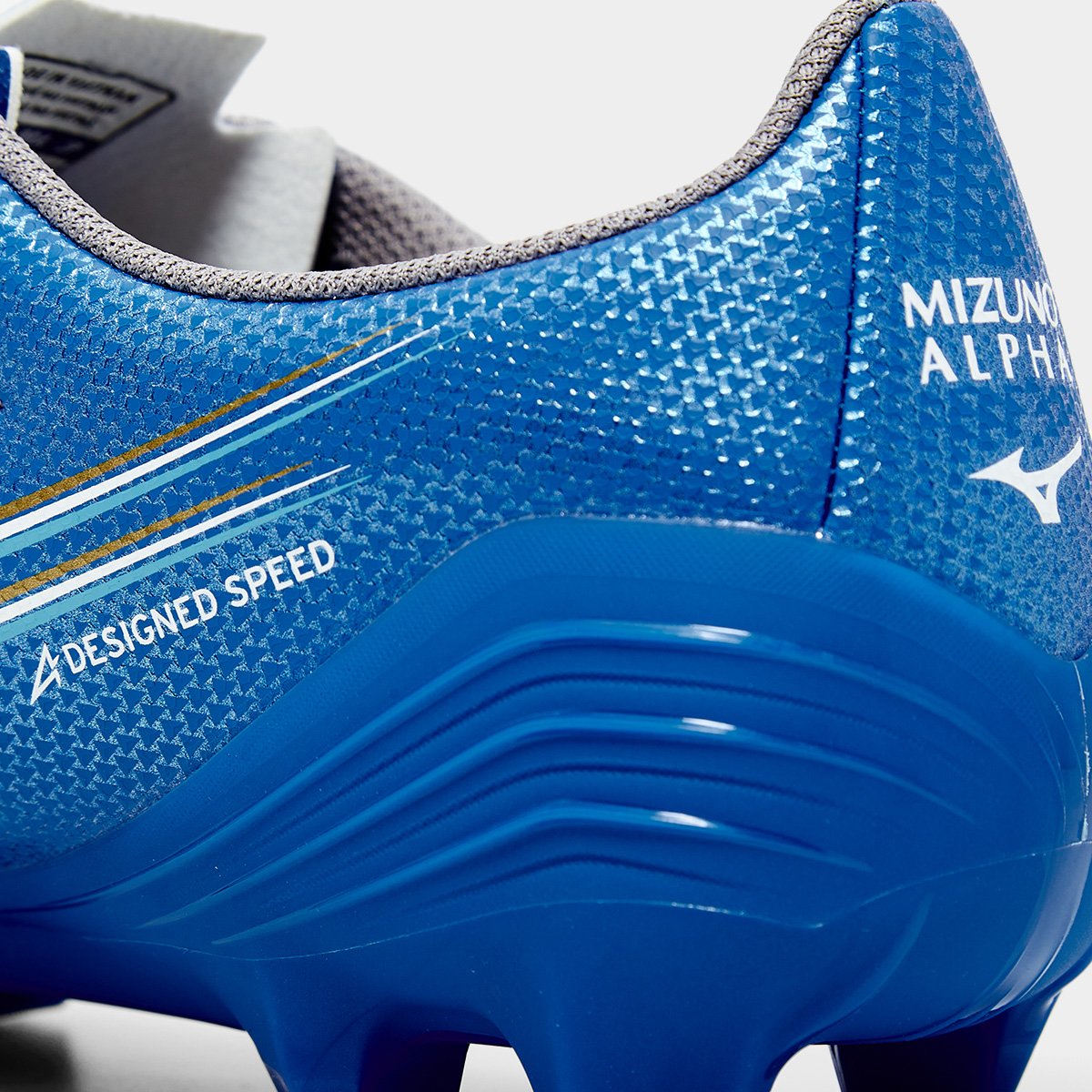 Chuteira Campo A Mizuno Select Unissex Azul+Branco - 38