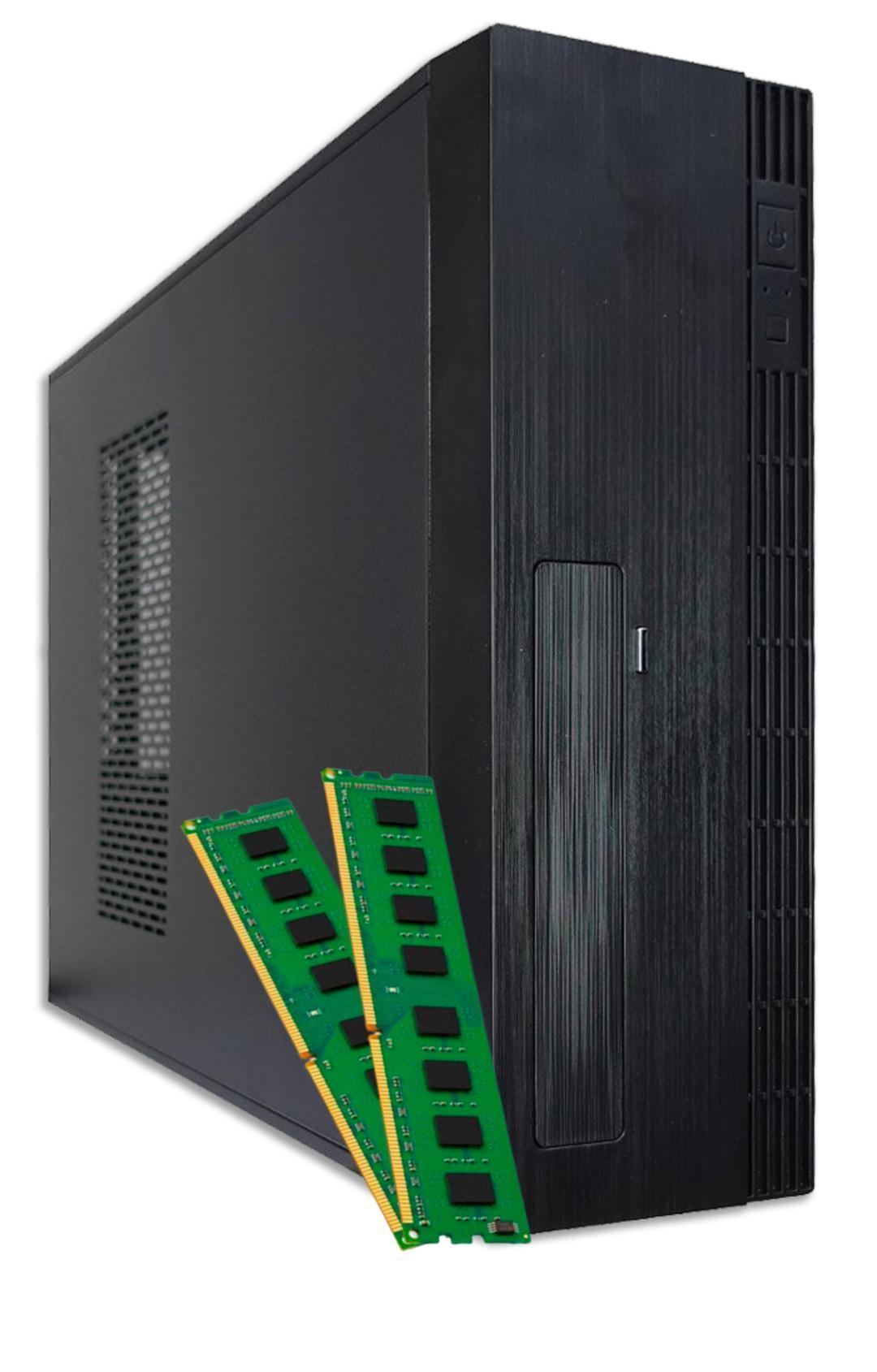 Miniatura PC Gamer Ryzen 7 5700G 32GB RAM 960GB SSD Vega 8 23 Curvo