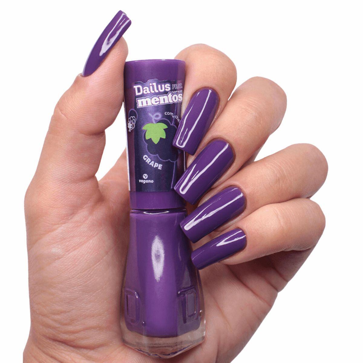 Esmalte Dailus Grape - Roxo com Cheirinho de Uva