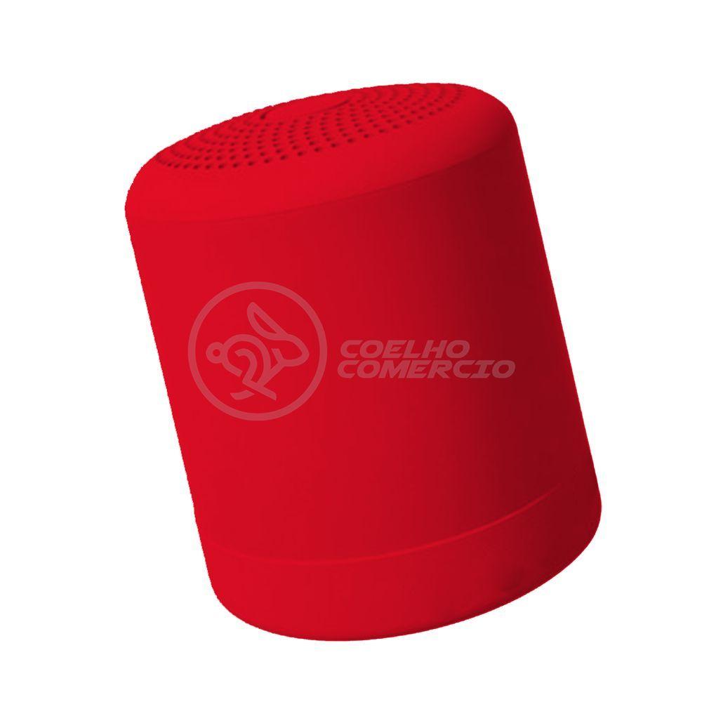 Miniatura Mini Caixa De Som Inpods Wireless Bluetooth V5 Vermelho