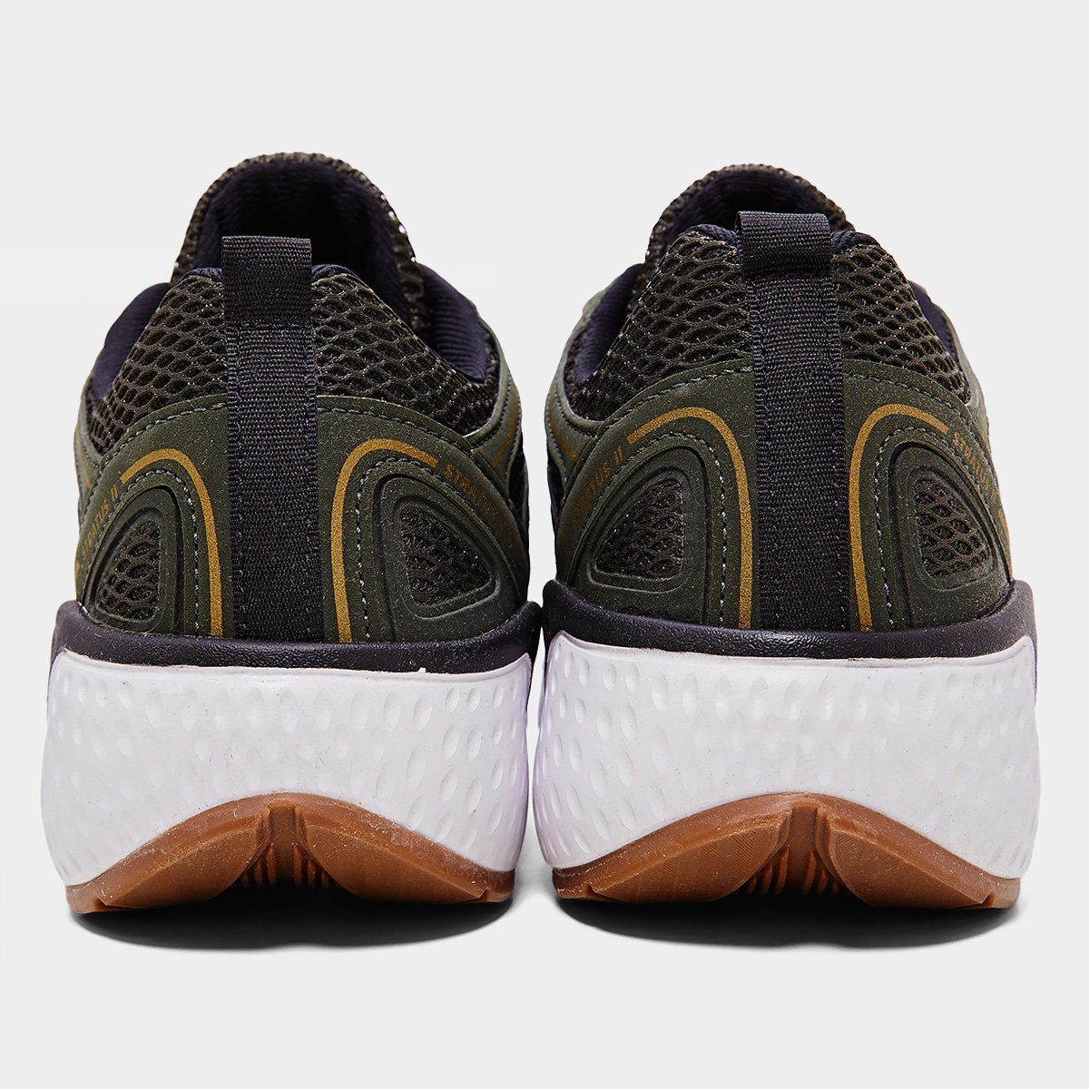 Miniatura Tênis Diadora Stratus II Verde Militar+Preto - 41