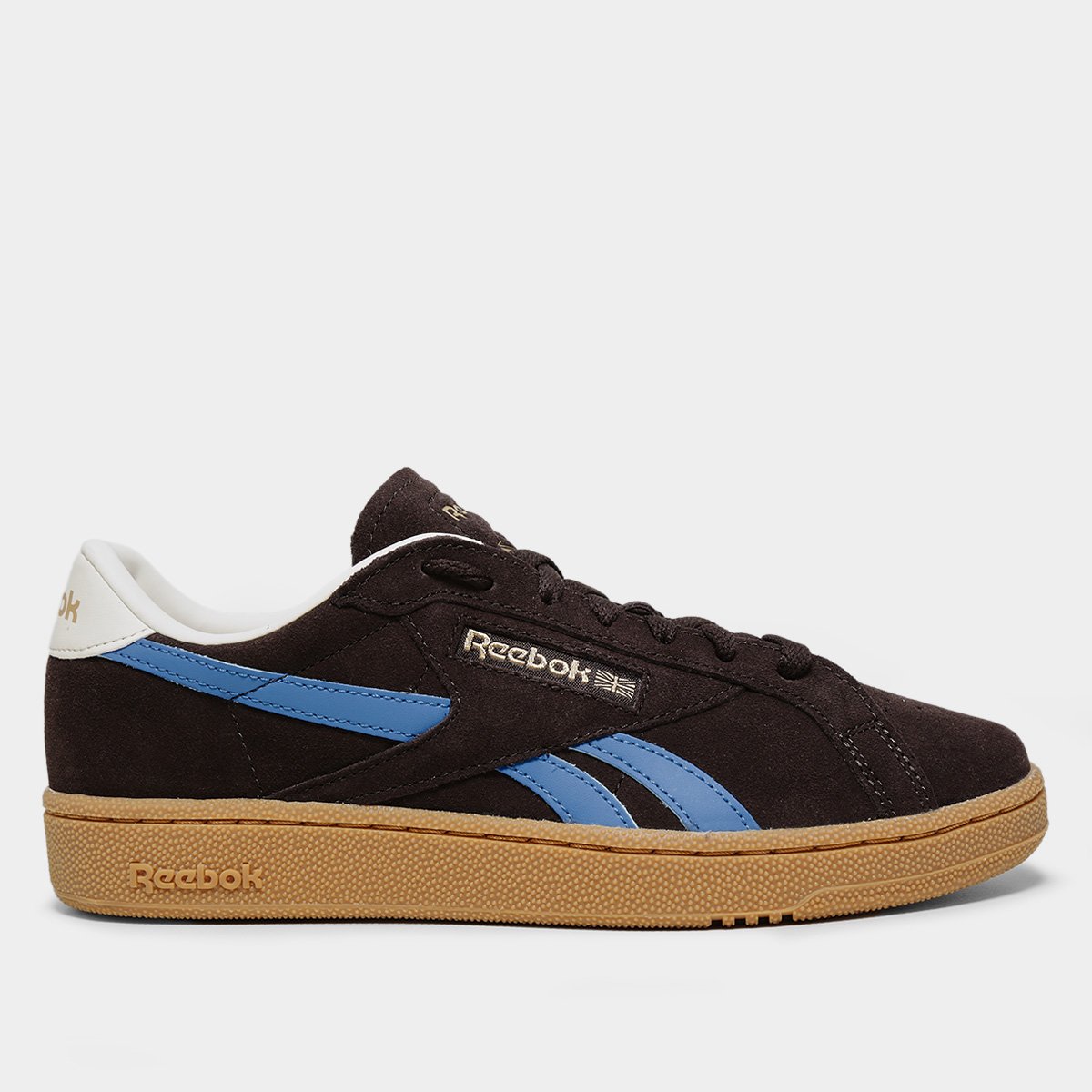 Miniatura Tênis Couro Reebok Club C Grounds Uk Masculino Preto - 39