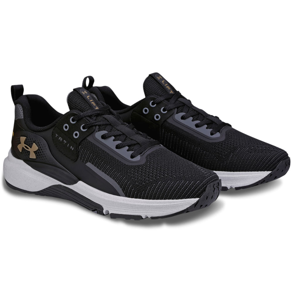 Miniatura Tênis de Treino Under Armour Tribase Lift Preto - 34