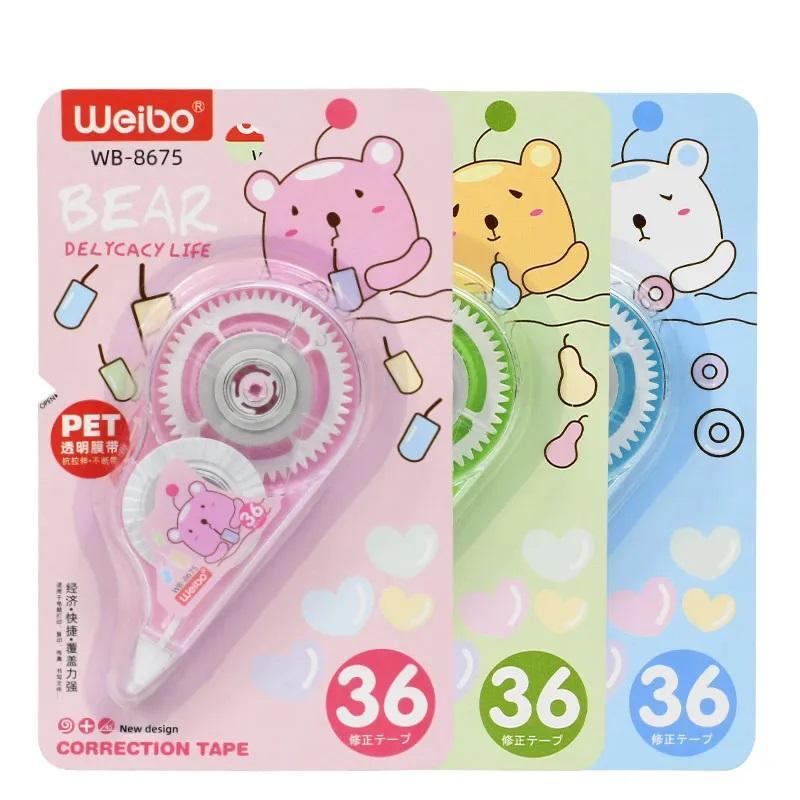 Miniatura Corretivo Escolar Em Fita Kawaii Papelaria Fofa N.9116