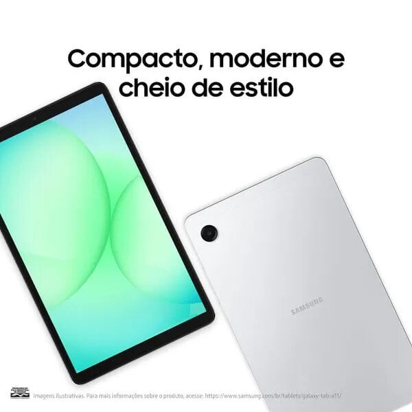 Miniatura Tablet Samsung Galaxy Tab A11 Wi-Fi 64GB, Tela 8.7", RAM 4GB, Câmera 8MP