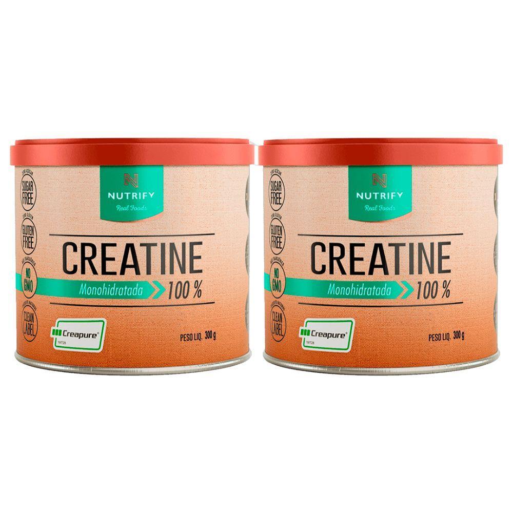 Miniatura Kit 2 Creatina Creapure Importada Monohidratada 300G Nutrify