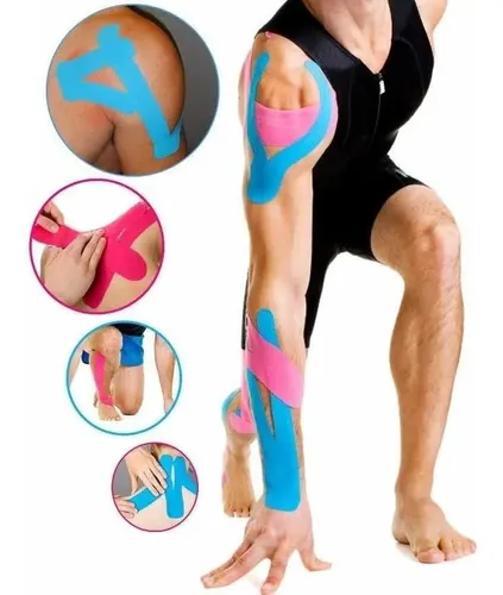 Miniatura Fita Kinesio Tape Bandagem Elástica Funcional Adesiva Sports