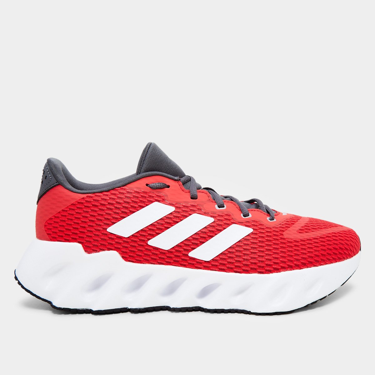 Miniatura Tênis Adidas Switch Run Masculino Vermelho+Branco - 39
