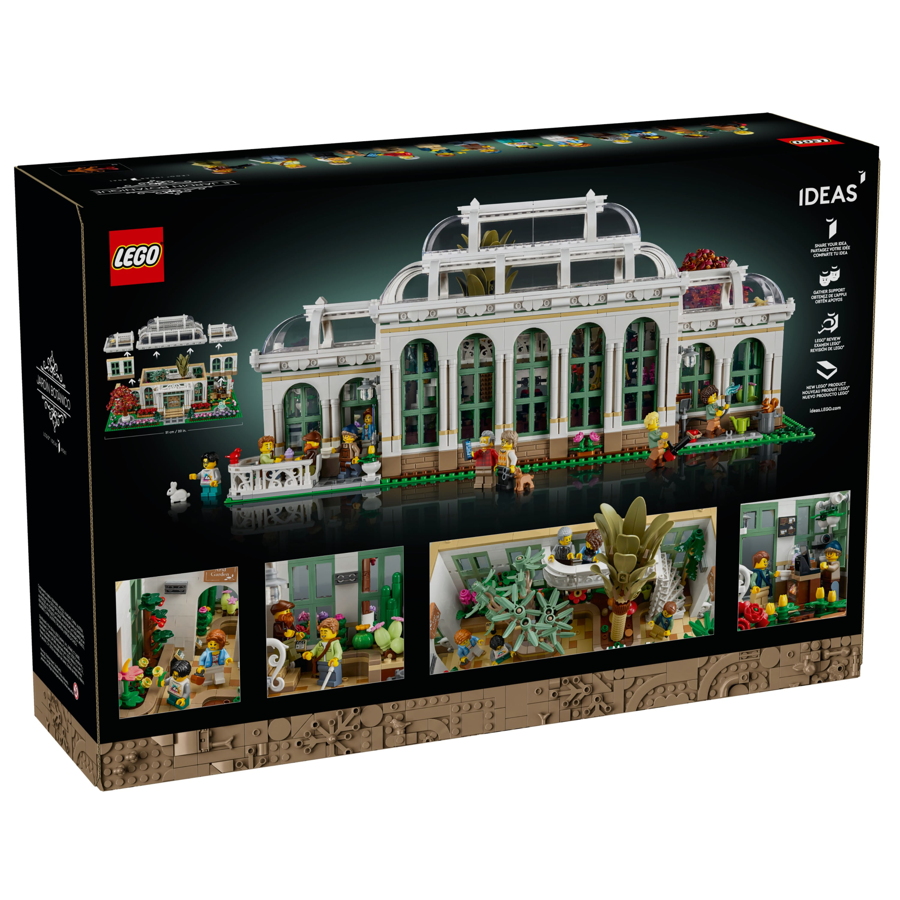 Miniatura LEGO Ideas - O Jardim Botânico