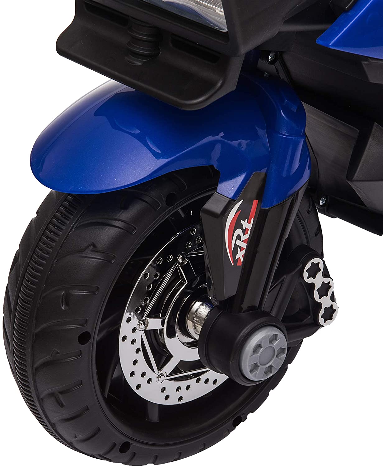 Aosom Moto Elétrica 1 Assento 12V com Luzes de LED Azul