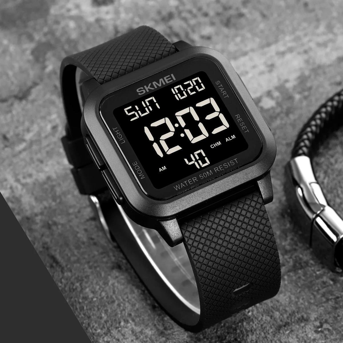 Relógio Digital Unissex Skmei 1894 Resistente À Água 5Atm