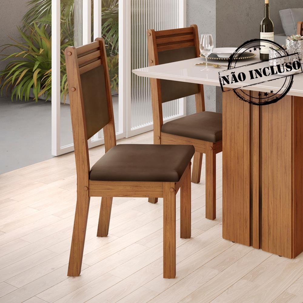 Kit 2 Cadeiras De Jantar 31100 Freijo Veludo Moca Dj Moveis Freijo Veludo Moca