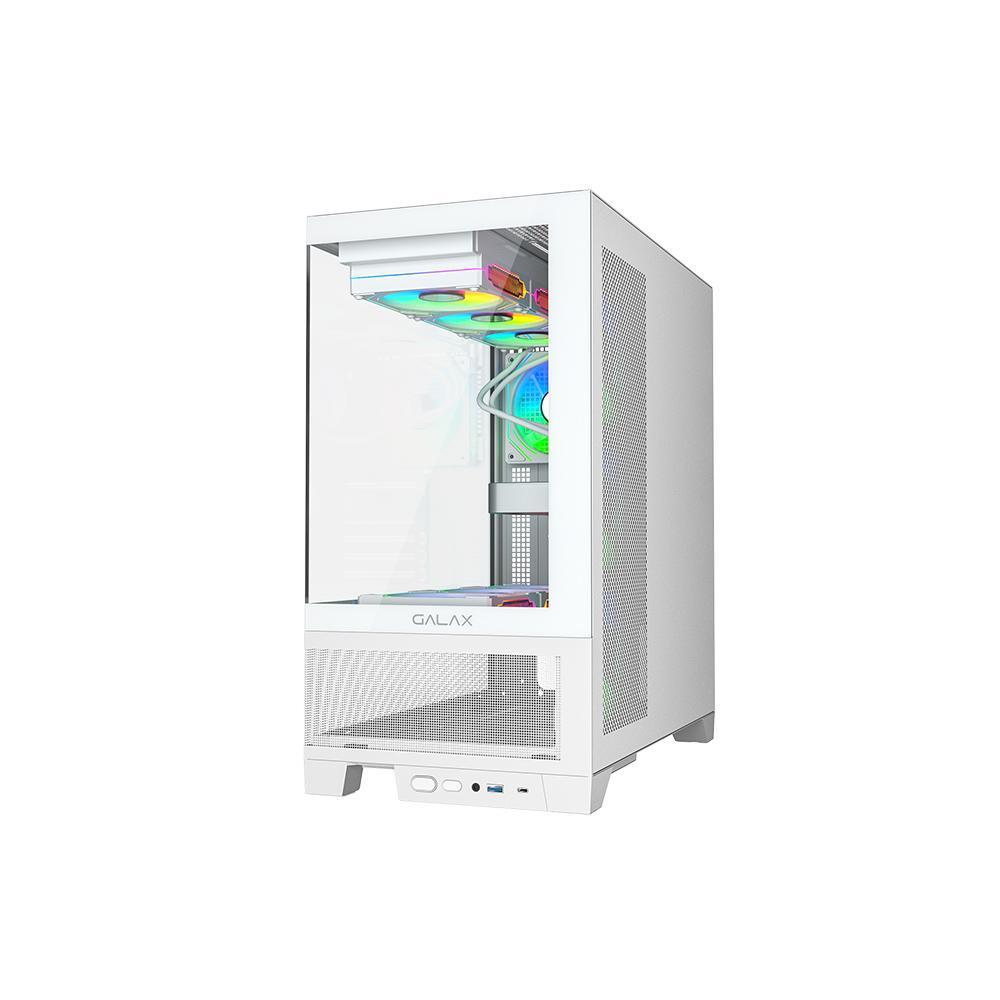 Gabinete Galax Centaurus White Atx Frontal Vidro Sem Fan