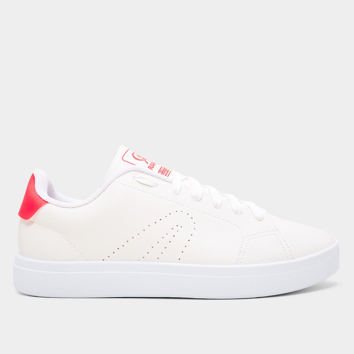 Miniatura Tênis Rainha Empire Feminino Branco+Pink - 34