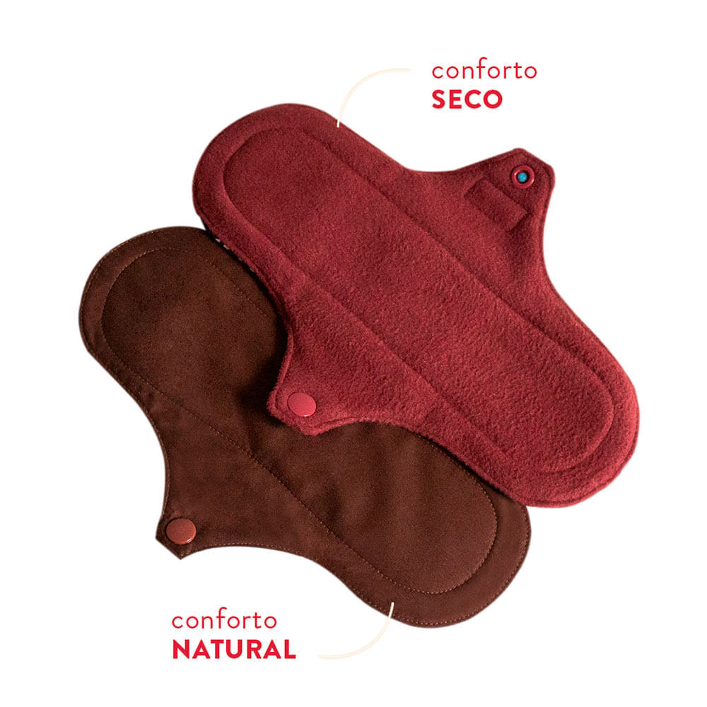 Miniatura Mini Absorvente de Pano Korui – Fogo Linha Conforto Natural 1Un