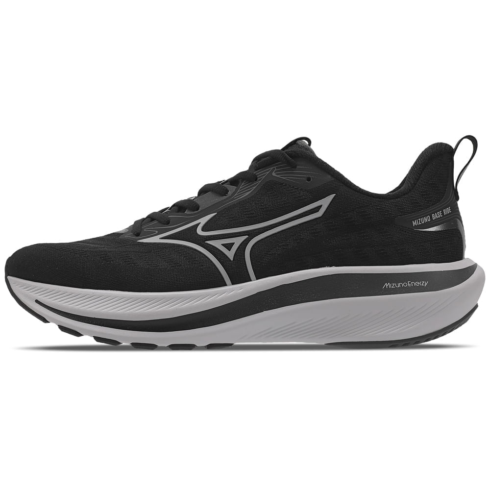 Miniatura Tênis de Corrida Mizuno Base Ride 34 Preto