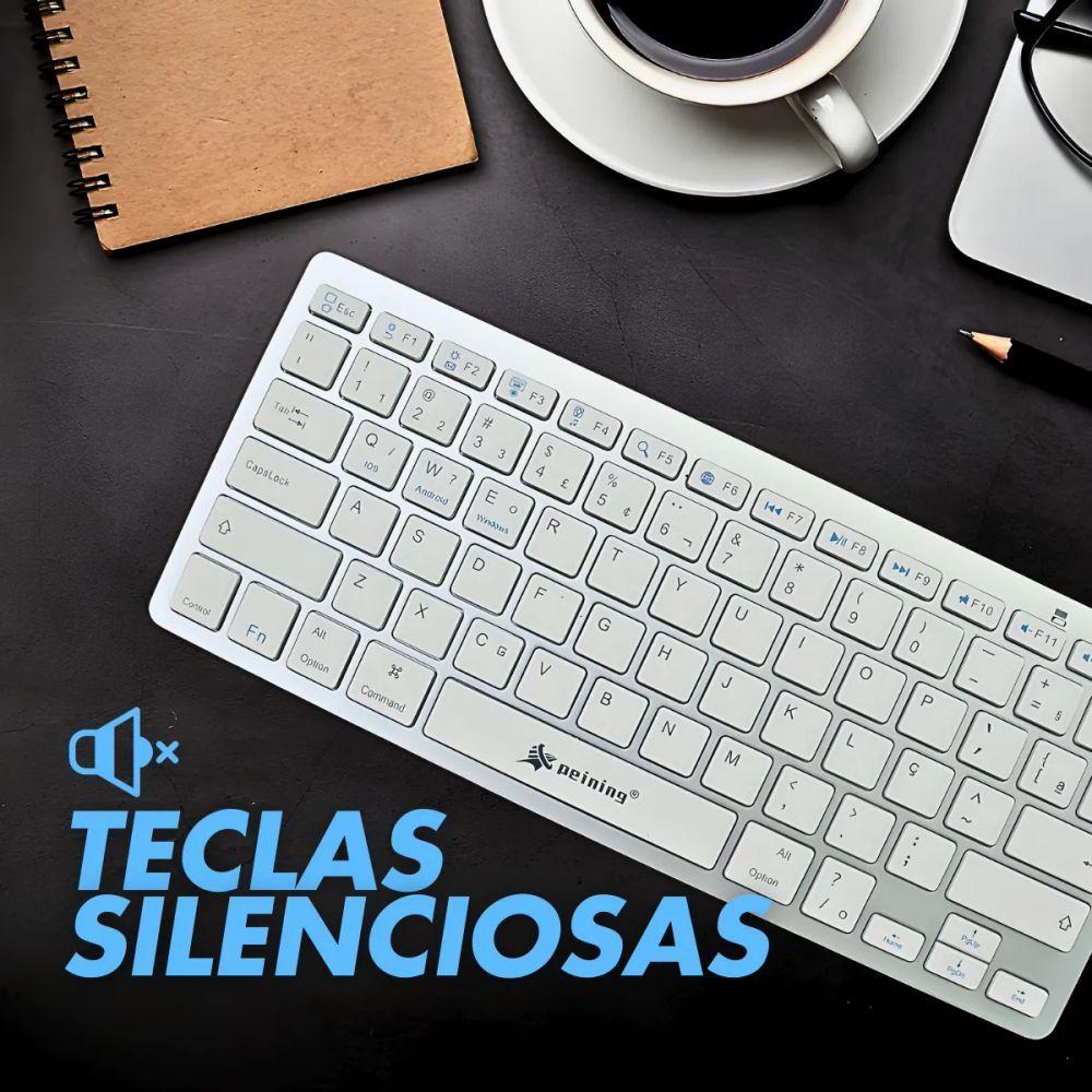 Miniatura Teclado Sem Fio Bluetooth