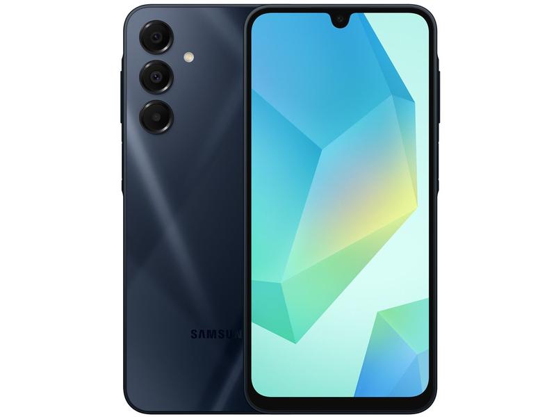 Smartphone Samsung Galaxy A16 256GB Azul Escuro 5G 8GB RAM 6,7" FHD+ Câm Tripla + Selfie 13MP