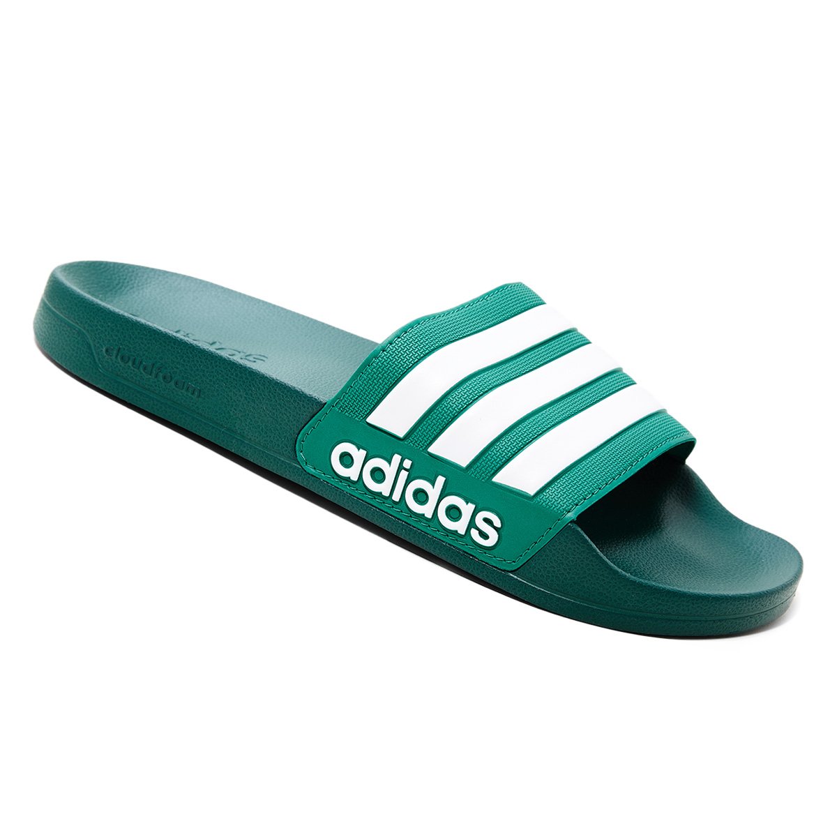 Miniatura Chinelo Adidas Slide Adilette Shower Verde+Branco - 34/35