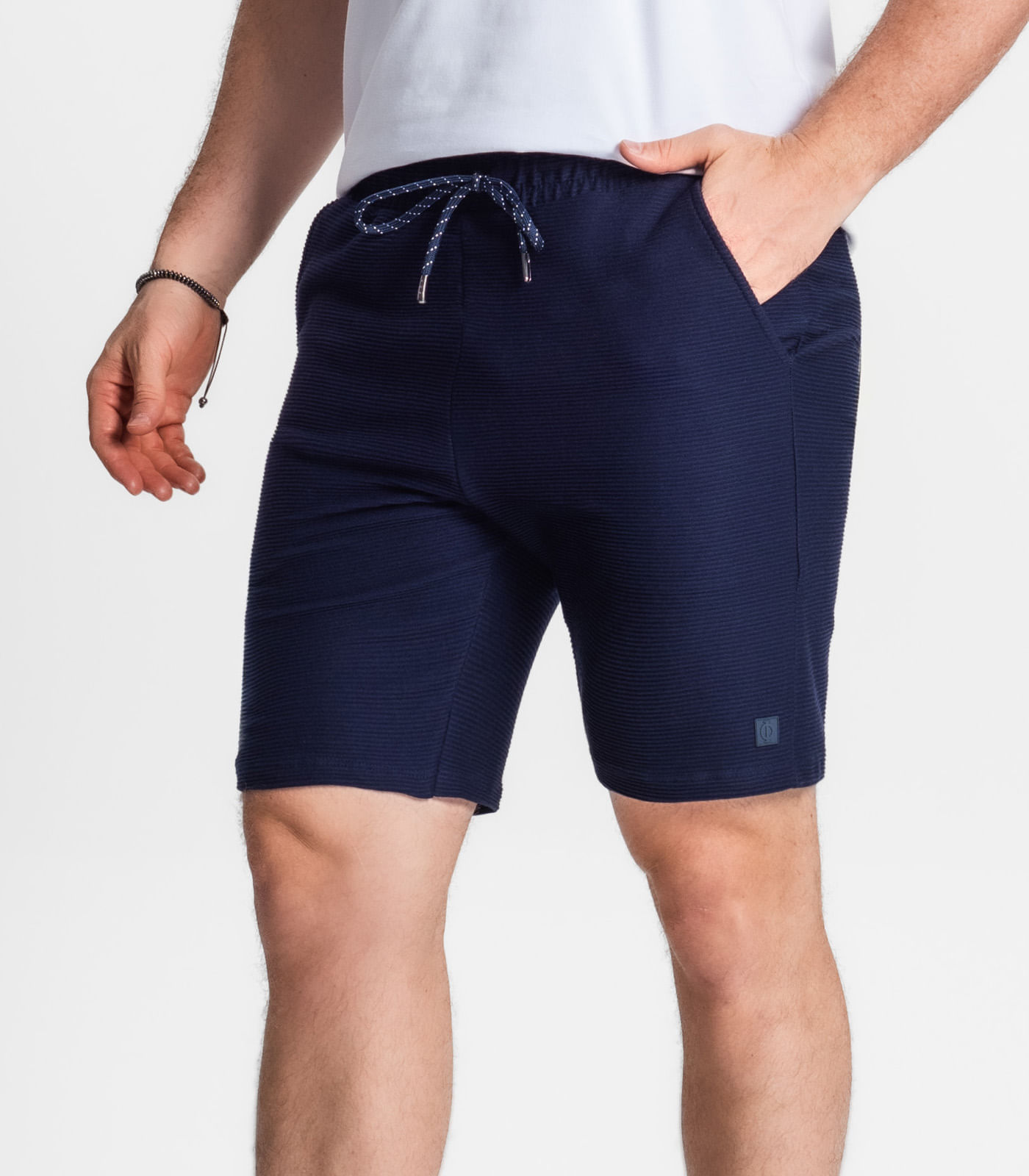 Miniatura Bermuda Masculina Plus Size Diametro Azul Plus G1