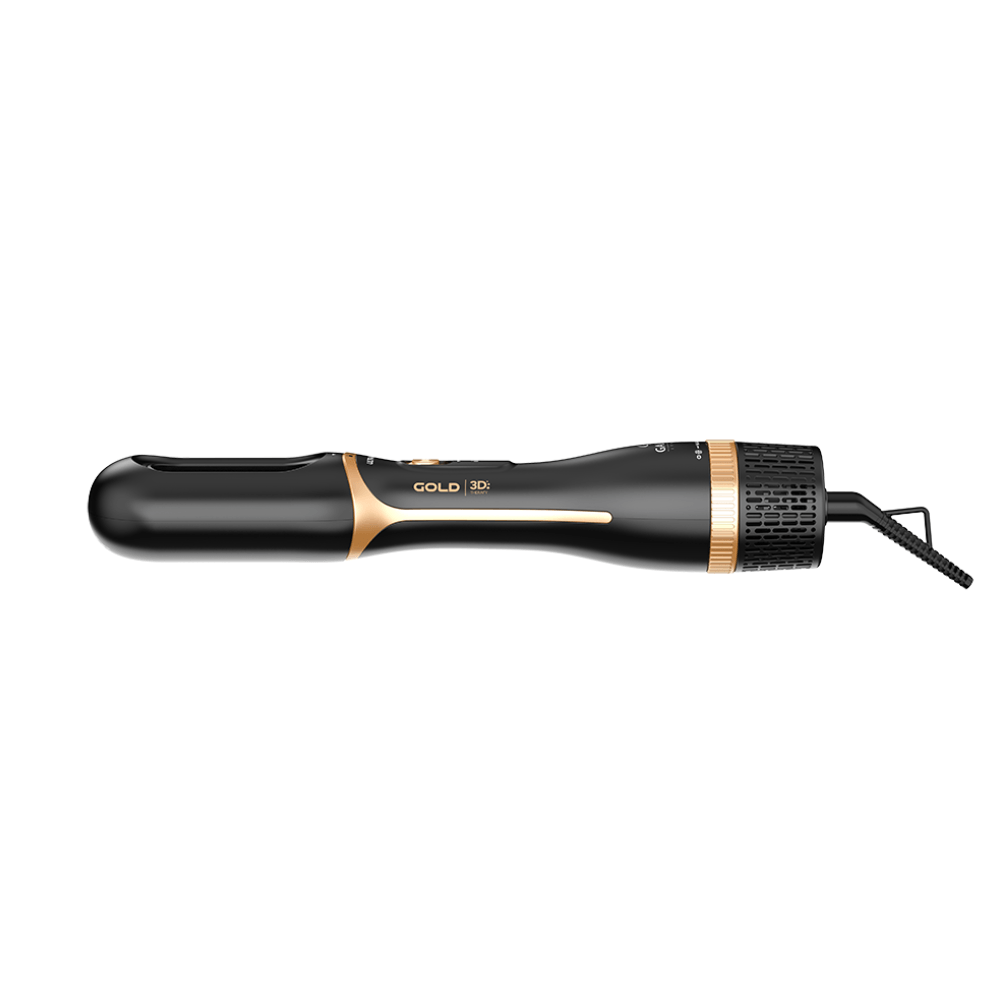 Escova Secadora 2 Cabeças Gold Ion Argan 3D Bivolt Escova Secadora 2 Cabeças Gold Ion 3D Bivolt