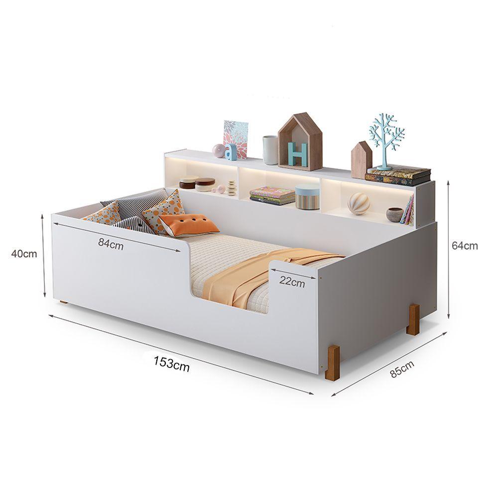 Miniatura Cama Doçura Branca Acompanha Uma Luminária Branco
