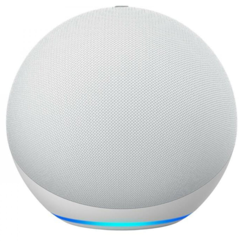 Miniatura Smart Speaker Amazon com Alexa Echo 4 Geração Branco Branco