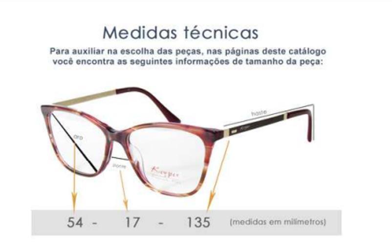 Miniatura Óculos Keyper Armação Acetato Transparente