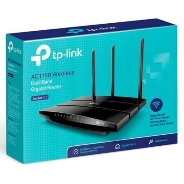 Miniatura Roteador Tp-Link Wireless Archer C7 Ac1750 V5
