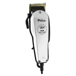 Miniatura Máquina de Cortar Cabelo Philco PCR05S 6 pentes Prata 110V