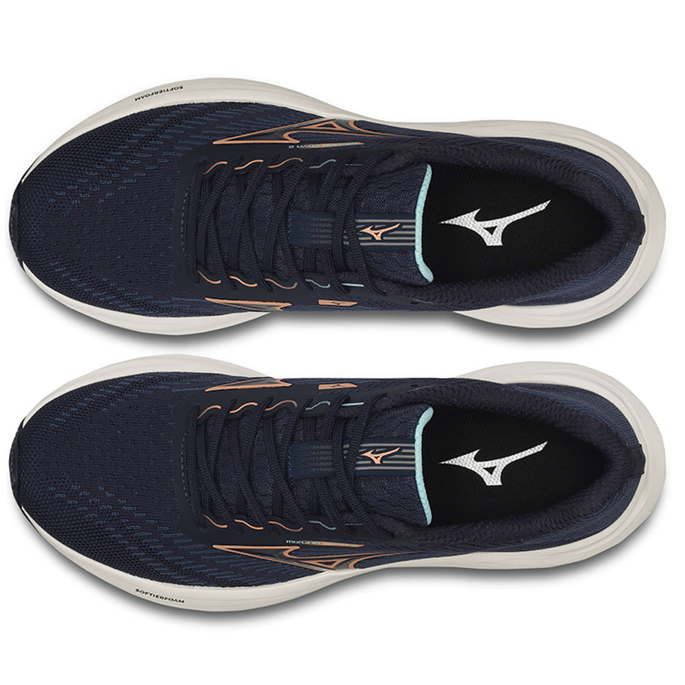 Miniatura Tênis de Corrida Feminino Mizuno Goya 2 Azul - 34