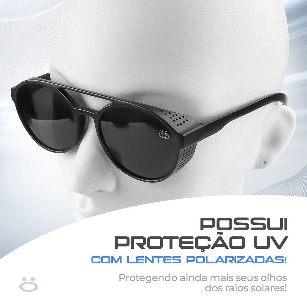 Oculos Sol Masculino Social Praia Vintage + Proteção Uv + Case Qualidade Premium Estiloso Luxo Retrô