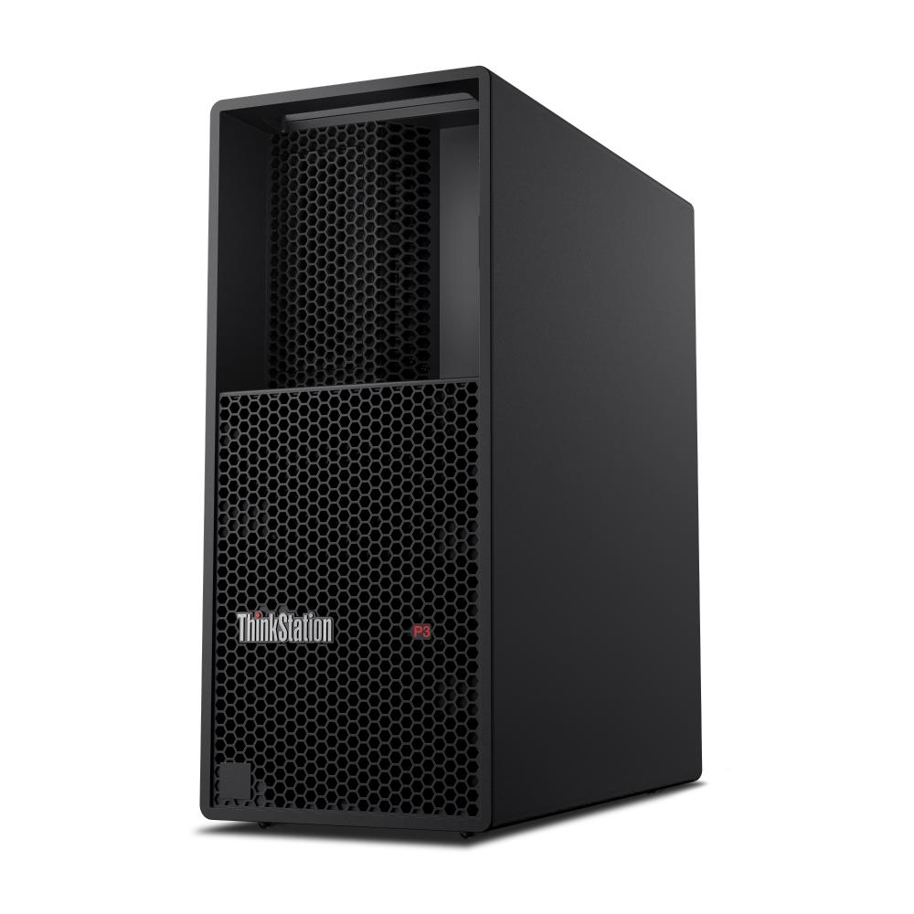 Miniatura Workstation Lenovo ThinkStation P3 Tower Intel Core i7-14700 32GB 512GB SSD Windows 11 - 30GU003GBO Preto