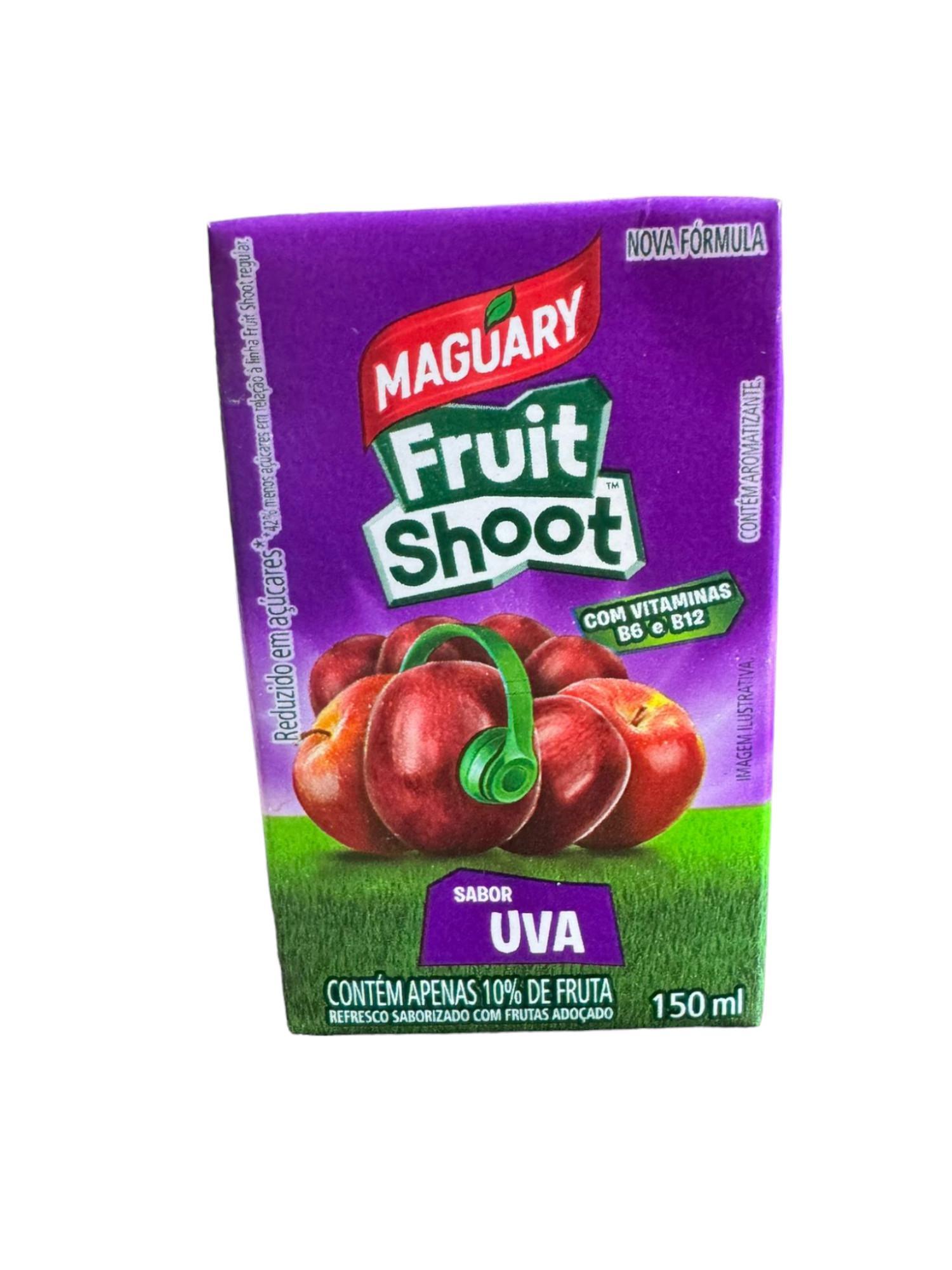 Miniatura Suco Maguary Uva Fruit Shoot 150Ml Lanche Escola- Kit 25Un