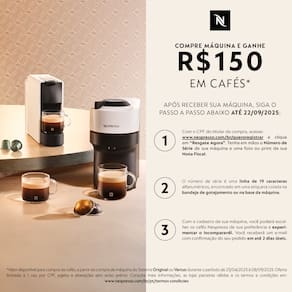 Cafeteira Nespresso Vertuo Pop com Kit Boas-Vindas – Branco Côco 110V