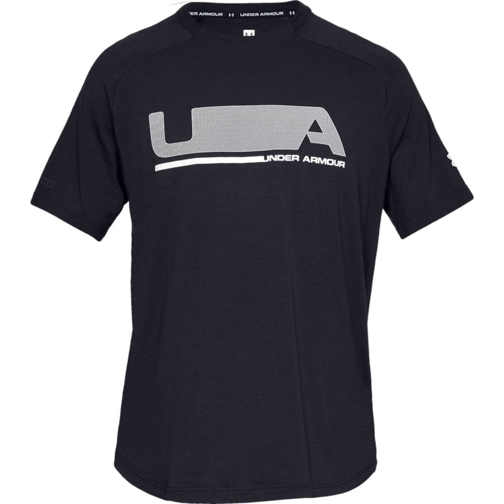 Miniatura Camiseta de Treino Masculina Under Armour Unstoppable Move Preto - M