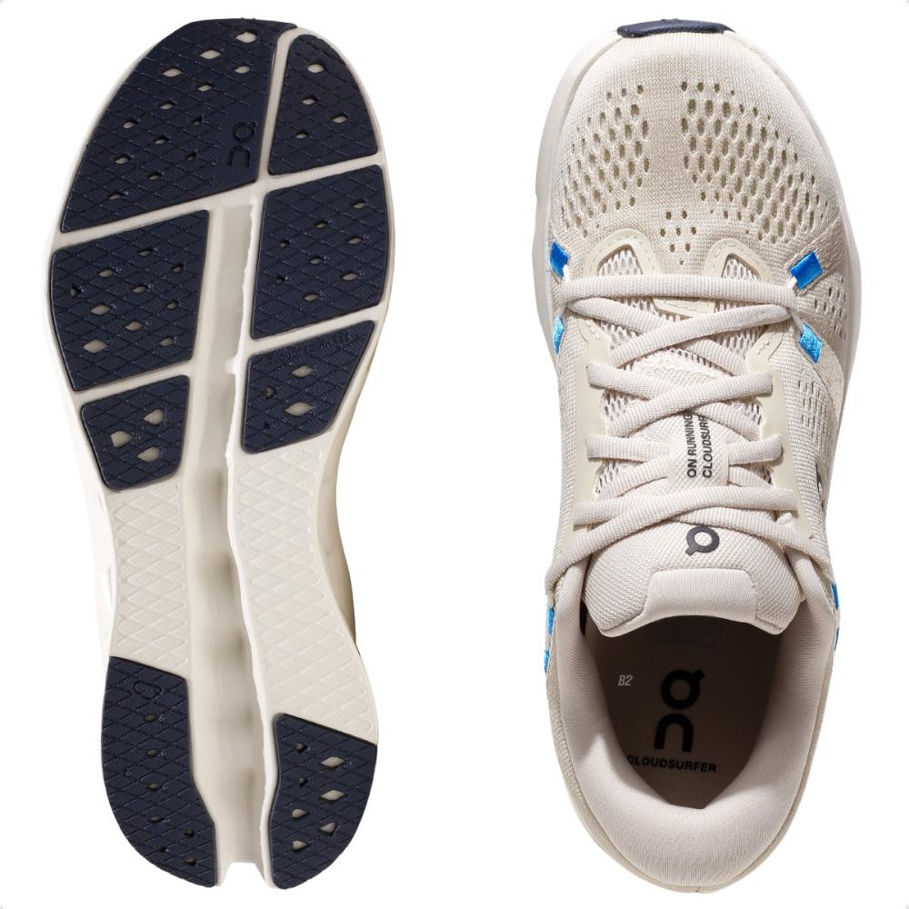 Miniatura Tênis On Running Cloudsurfer 2 Feminino Bege / Azul - 35