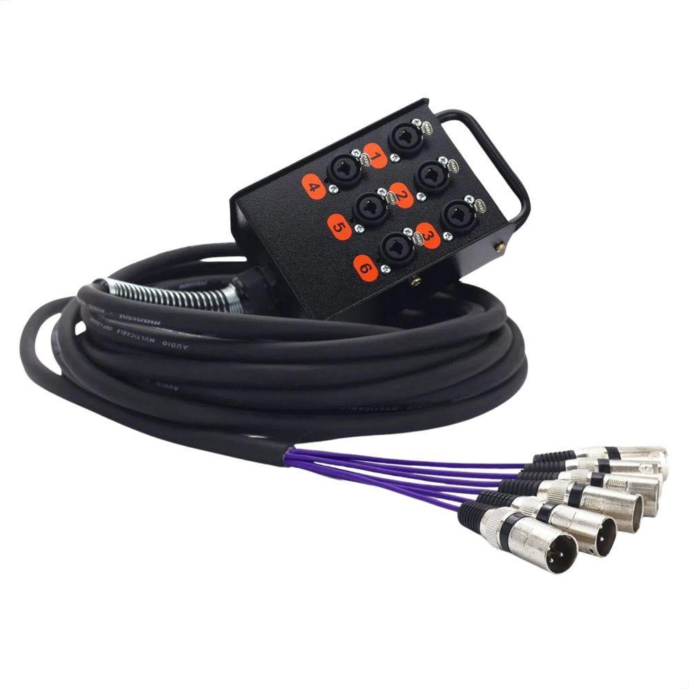 Miniatura Medusa 6 Vias Com Conectores Combo - 18 Metros