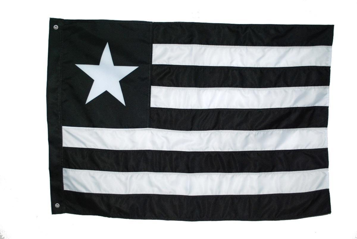 Miniatura Bandeira Do Botafogo 2 Panos (1,28 X 0,90) Oficial
