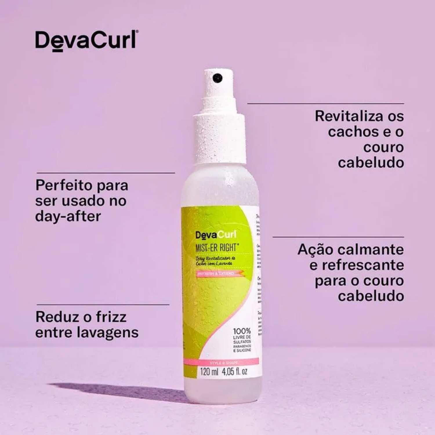 Miniatura Spray Day After Deva Curl Mist Er Right 120Ml
